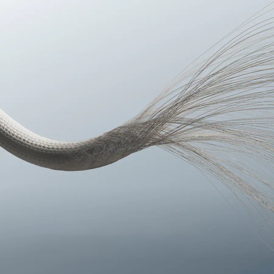 USB-C to Lightning-Compatible Woven Charging Cable – 5ft – Stone Gray