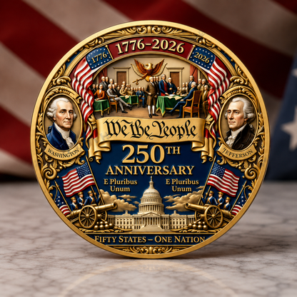 🔥Summer Sale 50% OFF🔥United States 250th Anniversary Commemorative Challenge Coin