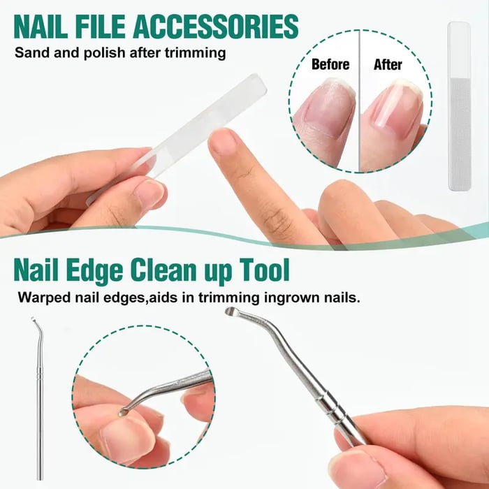 💕new-Three Sets Of Eagle Beak Beveled Nail Clippers