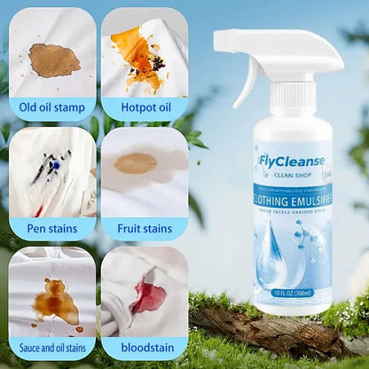 FlyCleanse Clothing emulsifier,Non-Ionic Laundry Pre-Treatment for Vintage Clothes & Thrift Finds - Restores Faded Colors, No Damage, sanitizer, fabric conditioner, Spot Stain Eliminator Household, laundry detergent