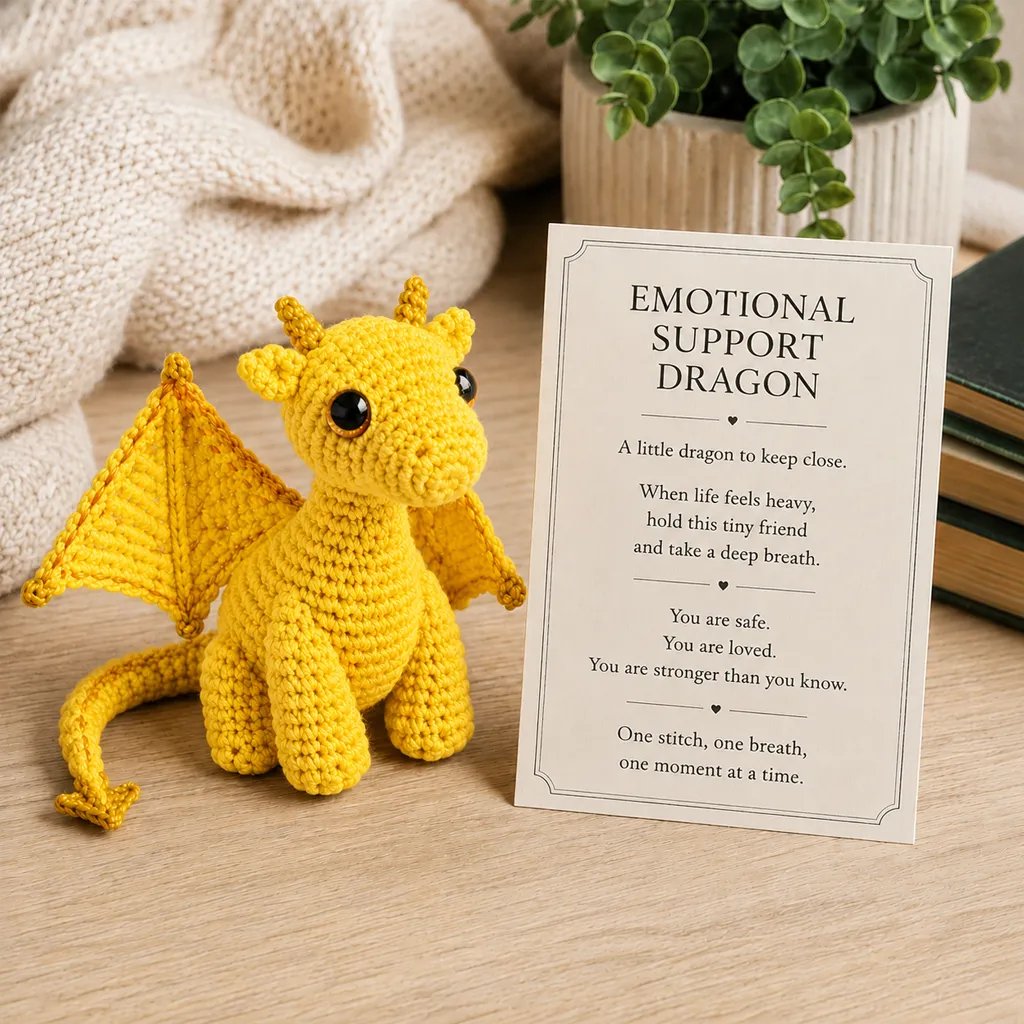 🎁Last Day: BUY 3 GET 1 FREE - 🐲💕Emotional Support Dragon Pocket Buddy