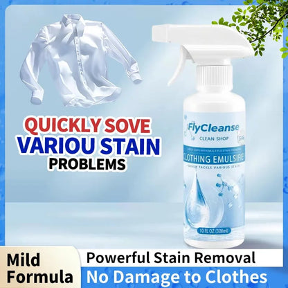 FlyCleanse Clothing emulsifier,Non-Ionic Laundry Pre-Treatment for Vintage Clothes & Thrift Finds - Restores Faded Colors, No Damage, sanitizer, fabric conditioner, Spot Stain Eliminator Household, laundry detergent